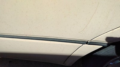 1984 Ford Tempo Driver Left Rear Moulding From Door Oem Back Trim Strip