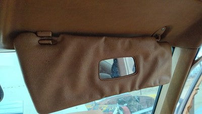 1980 Mercedes 300Td Passenger Right Sun Visor Oem Brown