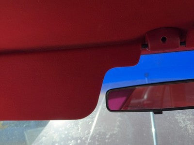 1986 Olds 88 Driver Left Sun Visor Oem Red