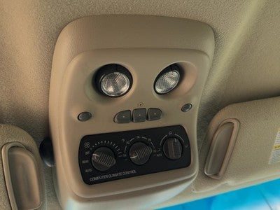01-02 Suburban Center Overhead Console Oem Dome Light Map Lamp Cubby Tan 52I