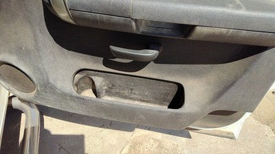 07-09 Silverado 2500 Passenger Right Front Inside Door Trim Panel Only Ebony 19D