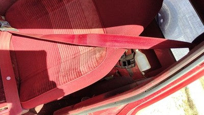 1990 Ford Bronco 2 Driver Left Front Seat Belt Retractor Oem Shoulder Red