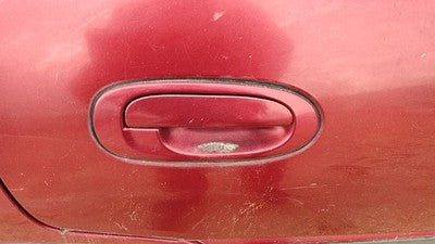 1997 Ford Escort Passenger Right Rear Outside Door Handle Oem Back Red