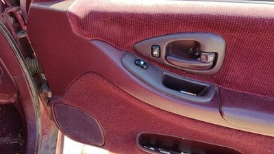 1995-1997 Chevy Lumina Passenger Right Front Door Trim Panel With Switches Red