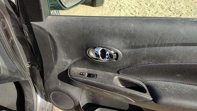 14-18 Versa Passenger Right Front Door Trim Panel With Switches Charcoal G