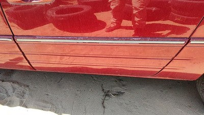 06 Town Country Driver Left Rear Moulding From Door Oem Back Trim Strip Red Prh