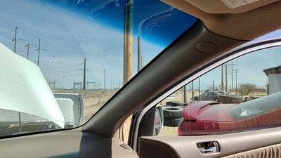 04 Toyota Sienna Passenger Right A Pillar Trim Windshield Post Panel Oem Fawn 41
