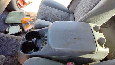 2001-2004 Ford F150 Center Console Assembly Oem Arm Rest Fold Down Gray
