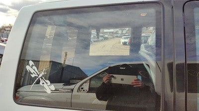 1985-1994 Gmc Safari Passenger Right Rear Quarter Glass Back Side Window Oem