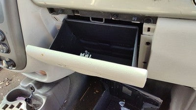 01-05 Chrysler Pt Cruiser Glove Box Assembly Complete Door With Latch Fl Taupe