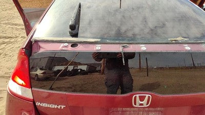 2010-2014 Honda Insight Lower Back Glass Rear Window Oem 73711Tm8A02