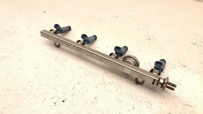 2011-2013 Kia Sorento Complete Fuel Rail With Injectors Set Loaded Oem 2.4L