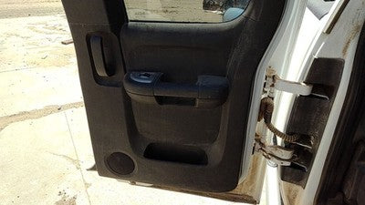 07 08 Silverado 2500 Passenger Right Rear Inside Door Trim Panel Back Ebony 19D