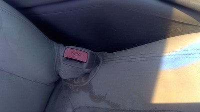 99-04 Alero Passenger Right Front Seat Belt Buckle Receiver 2 Door Coupe Tan 52