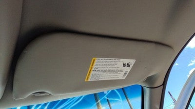 2005-2009 Chevy Uplander Passenger Right Sun Visor Oem Gray 17B 15874433