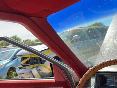 1986 Olds 88 Driver Left A Pillar Trim Windshield Post Panel Oem Red