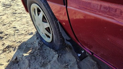 1994-1997 Ford Aspire Driver Left Front Fender Oem E5 Red Hail F4bz16005a