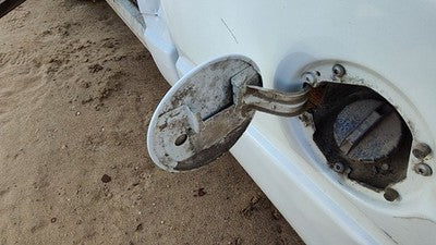 1994 Chevy Silverado 1500 Fuel Tank Door With Hinge Gas Lid Oem Filler White