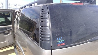 2003 Chevy Suburban Driver Left Rear Upper corner Moulding D Pillar Back Trim