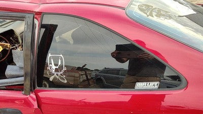 96-00 Civic Hx Coupe Driver Left Rear Quarter Glass Back Side Window Oem 4891628