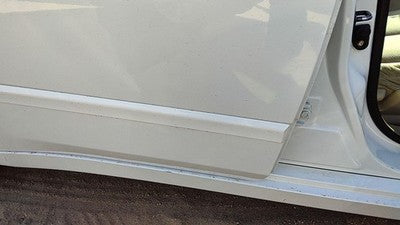 07-12 Altima Passenger Right Rear Moulding From Door Back Trim Strip White Qx3