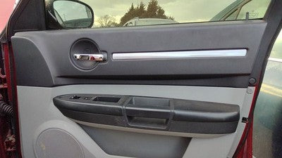 08-10 Charger Passenger Right Front Door Trim Panel With Switches Db Slate Gray