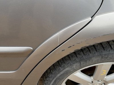 05-09 Legacy Outback Driver Left Rear Lower Moulding From Door Back Silver Slq
