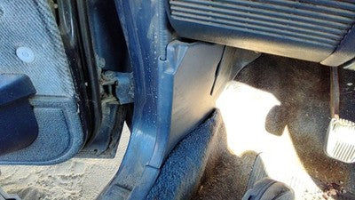 1986 Toyota Camry Driver Left Lower Kick Trim Panel Oem Blue