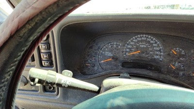 2005-07 Sierra 1500 Hd Trim Bezel Around Speedometer Dash Surround Panel Pewter