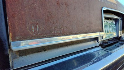 1984 Deville Sedan Chrome Rear Trim On Trunk Oem Deck Lid