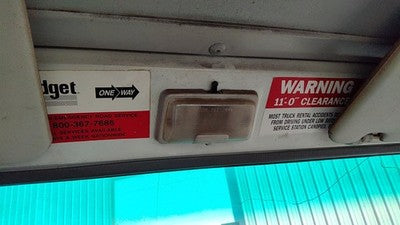 1996 Isuzu Npr Dome Light Oem Gray