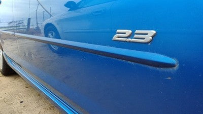 04-06 3 Passenger Right Front Moulding From Door Trim Strip 27B Winning Blue