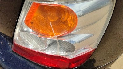 04-05 Civic Hatchback Si Passenger Right Tail Light Brake Lamp Rear Cracked