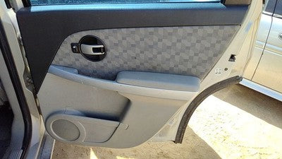 07-08 Equinox Passenger Right Rear Door Trim Panel With Switches Back Gray 14B