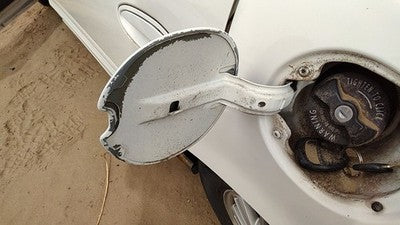 2000-2005 Buick Lesabre Fuel Tank Door With Hinge Gas Lid Oem Filler White 40U