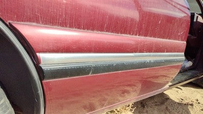 1998 Lesabre Passenger Right Rear Moulding From Door Back Trim 51B Bordeaux Red