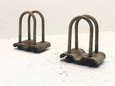 1994 Gmc Vandura 2500 Set Of Rear Axle U-bolts With Plates Oem 3x6
