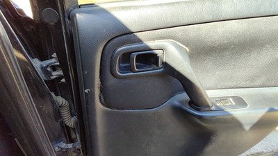 2002 Infiniti G20 Passenger Right Rear Door Trim Panel With Switches Back Black