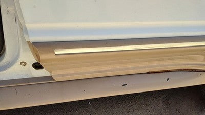 1993 Ford Explorer Driver Left Rear Moulding From Door Oem Back Trim Strip White