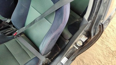 02-05 Civic Hatchback Si Driver Left Front Seat Belt Retractor Shoulder Black Bk