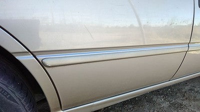 97-99 Toyota Camry Passenger Right Rear Moulding From Door Back Trim Strip Gold