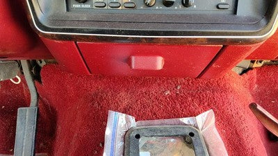 1987-1991 Ford F150 Ash Tray Assembly Oem Slide Out Dash Red