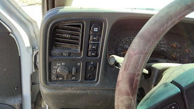 2005-07 Sierra 1500 Hd Trim Bezel Around Speedometer Dash Surround Panel Pewter