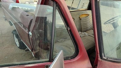 75-79 Ford F150 Passenger Right Front Vent Window Small Door Glass With Frame