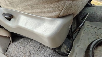 1999 Ford F150 Passenger Right Side Seat Trim Panel Oem Gray