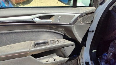 13-14 Fusion Driver Left Front Door Trim Panel With Master Switch Charcoal Dw
