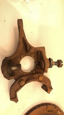 81-93 Ram W250 Passenger Right Front Spindle Steering Knuckle With Wheel Hub