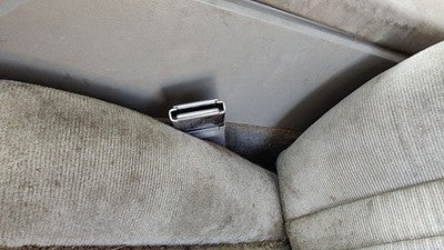 1993 S10 Blazer Driver Left Front Seat Belt Buckle Receiver Oem Gray