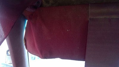 1988 Gmc Sierra 2500 Driver Left Sun Visor Oem Red