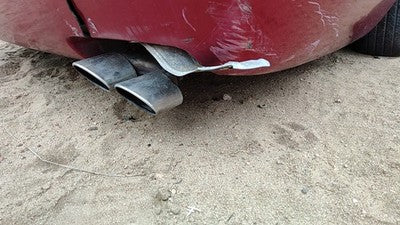 2001 Cadillac Eldorado Passenger Right Rear Muffler With Exhaust Tip Oem